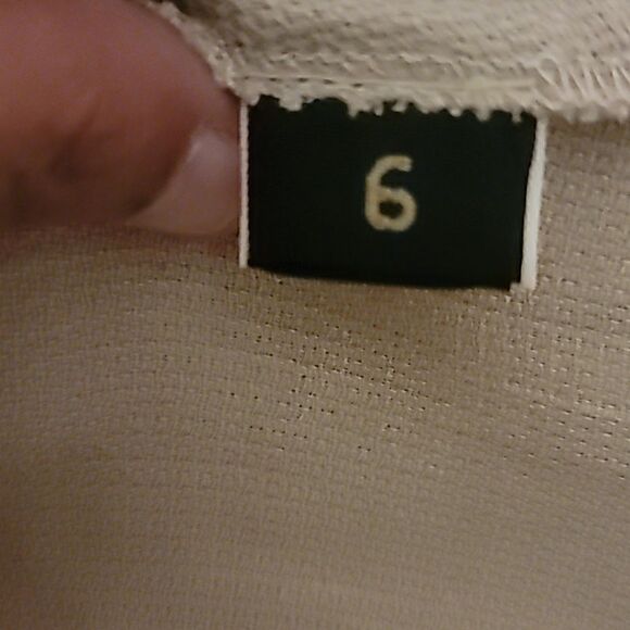 Donna Karan Vintage Neutral Silk Skirt Size M - Picture 8 of 11